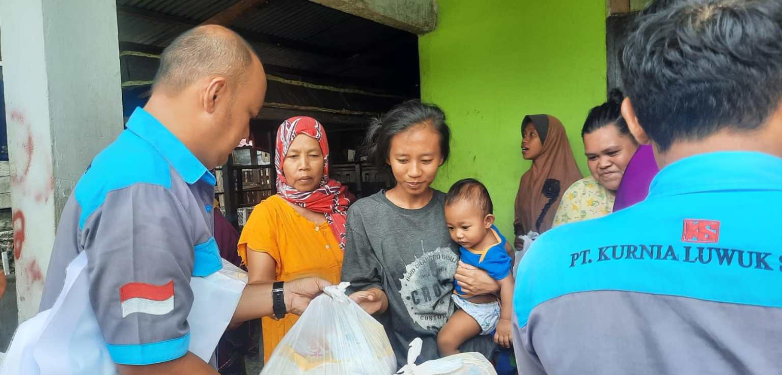 PT KLS Kembali Salurkan Bantuan untuk Warga Kurang Mampu