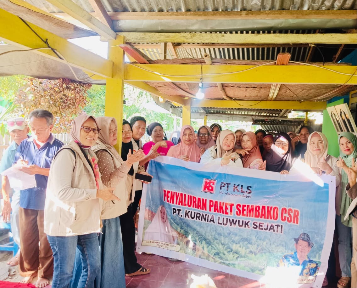 Setengah Abad Menjaga Kepedulian, PT KLS Salurkan Bantuan Sembako di Balantak